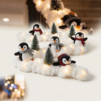 PenguinGlow™ Christmas Staircase Garland